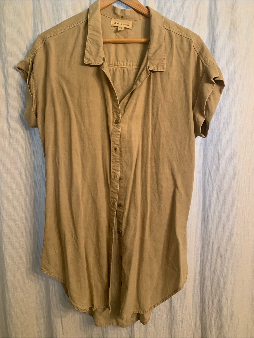 cloth & stone Short-Sleeve Button-Down Shirt